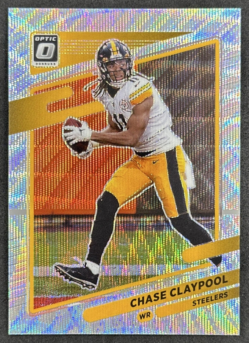 Chase Claypool 2021 Panini Donruss Optic Wave /299 Steelers Default Title Sports Trading Cards