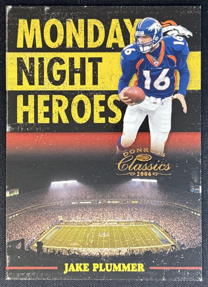 Jake Plummer 2006 Donruss Classics Monday Night Heroes Bronze /1000 Broncos