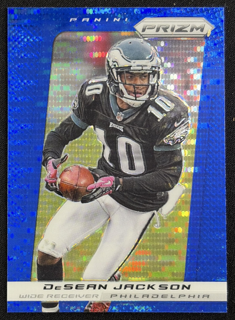 DeSean Jackson 2013 Panini Prizm Prizms Blue Pulsar Eagles