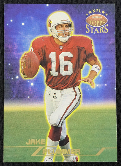 Jake Plummer 1998 Topps Stars Gold Star /1999 Cardinals sports trading card front