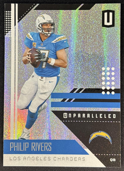 Philip Rivers 2018 Panini Unparalleled Chargers Sports Trading Cards