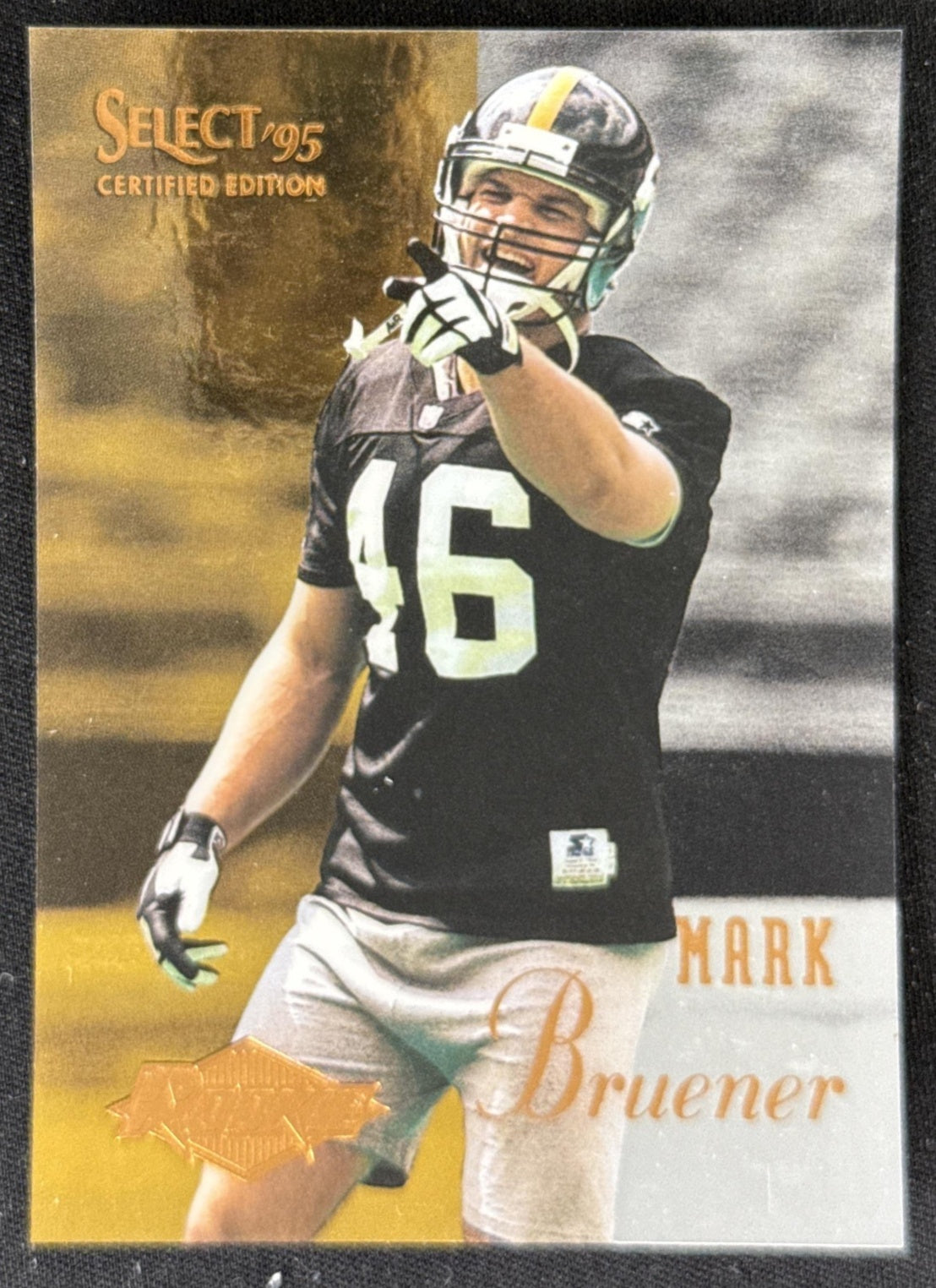 Mark Bruener 1995 Pinnacle Select Certified Steelers Sports Trading Card