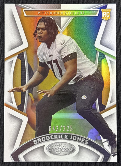 Broderick Jones 2023 Panini Certified Mirror /325 Steelers