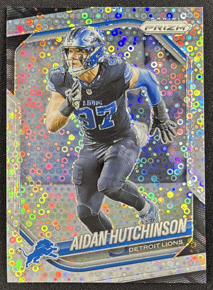 Aidan Hutchinson 2025 Panini Prizm No Huddle Lions