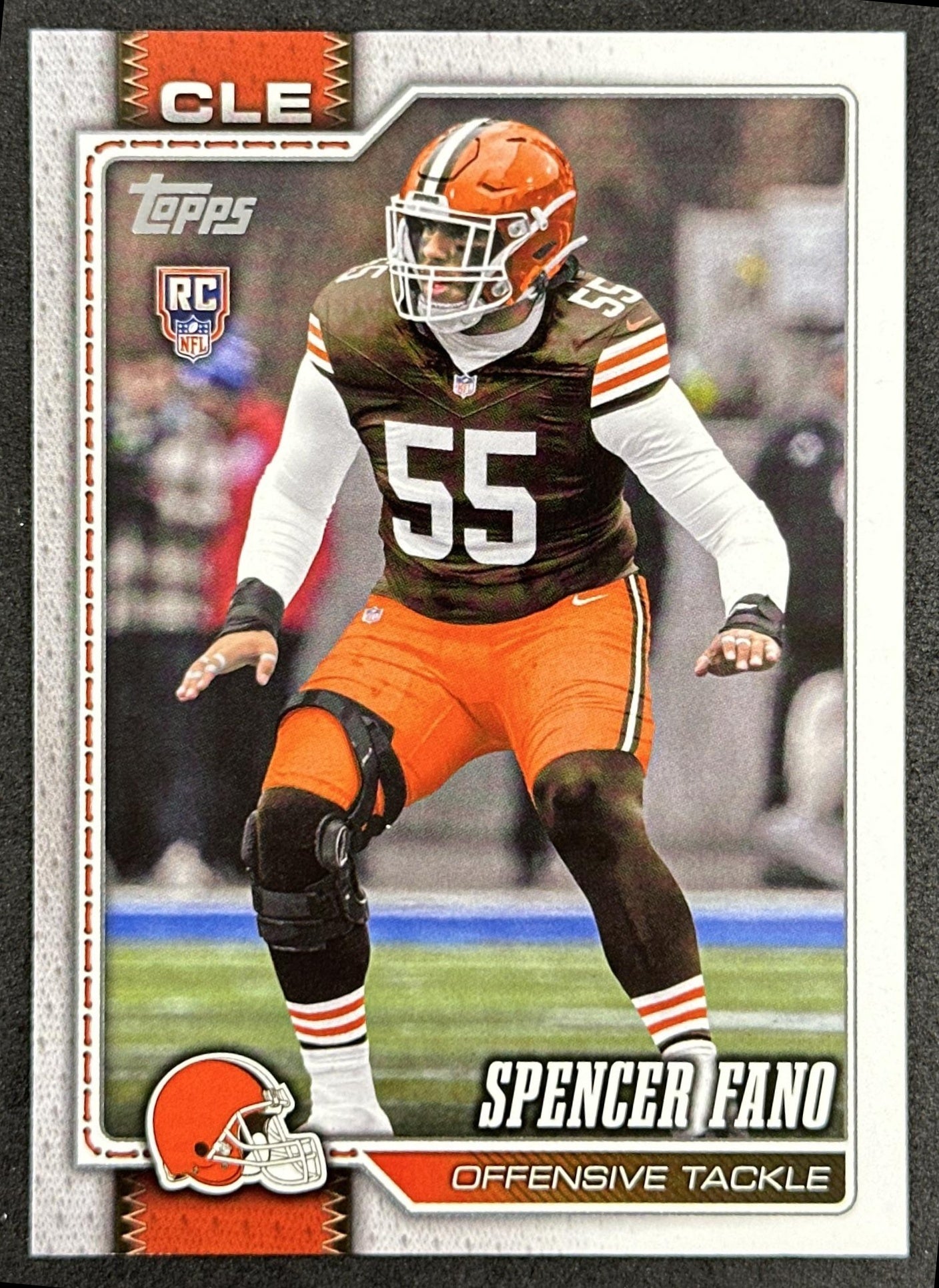 Spencer Fano 2026 Topps Flagship Rookie Browns Sports Trading Cards