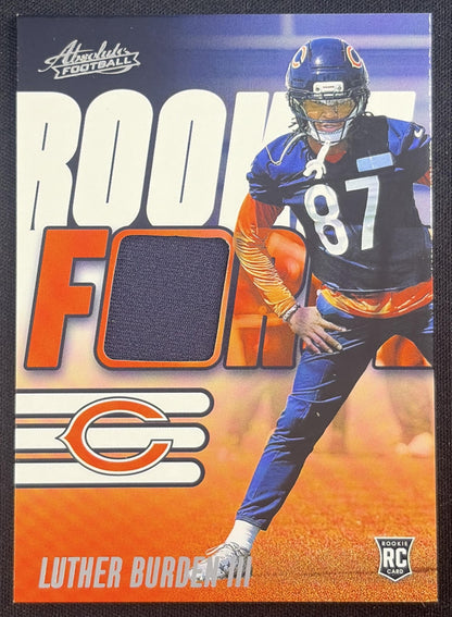 Luther Burden III 2025 Panini Absolute Rookie Force Bears