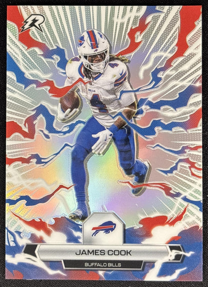 James Cook 2025 Topps Resurgence Refractor Bills