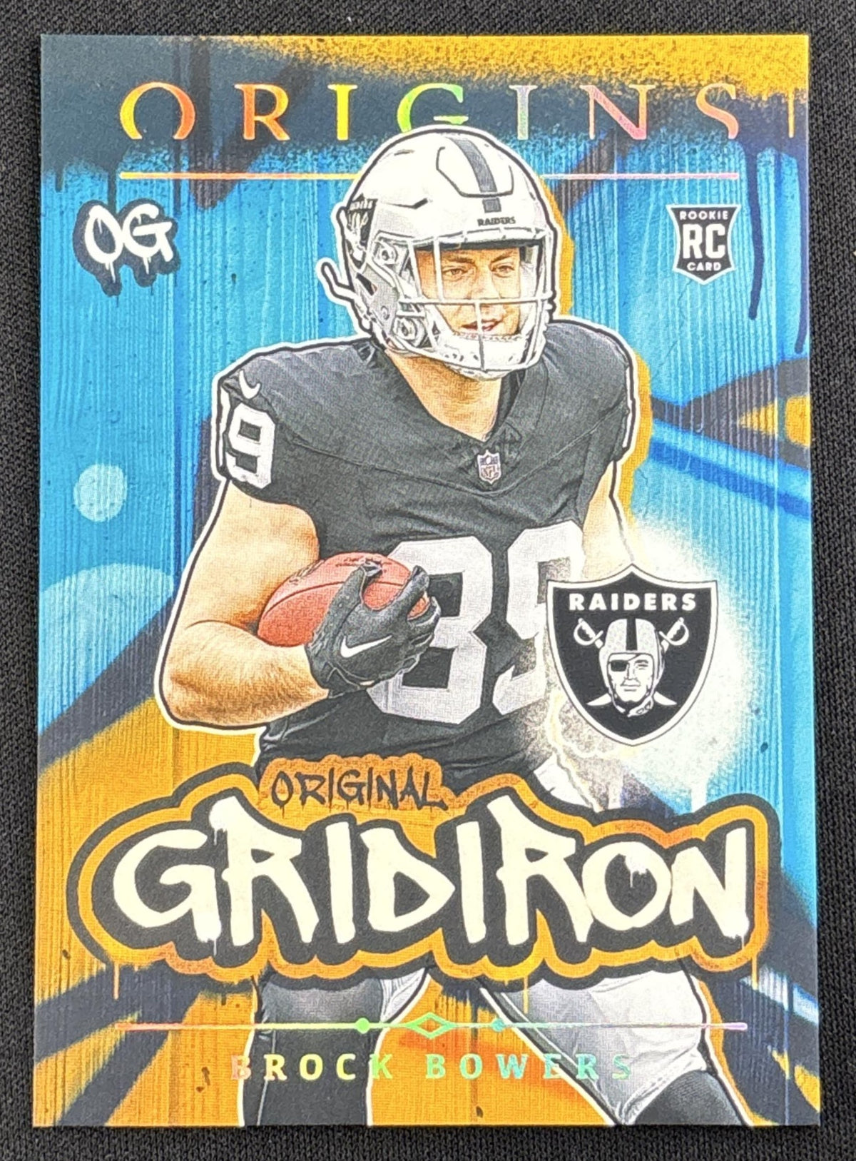 Brock Bowers 2024 Panini Origins Original Gridiron Raiders Sports Trading Card