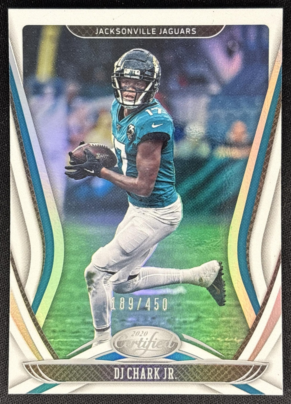 DJ Chark Jr. 2020 Panini Certified Mirror /450 Jaguars front