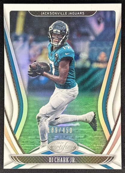 DJ Chark Jr. 2020 Panini Certified Mirror /450 Jaguars front