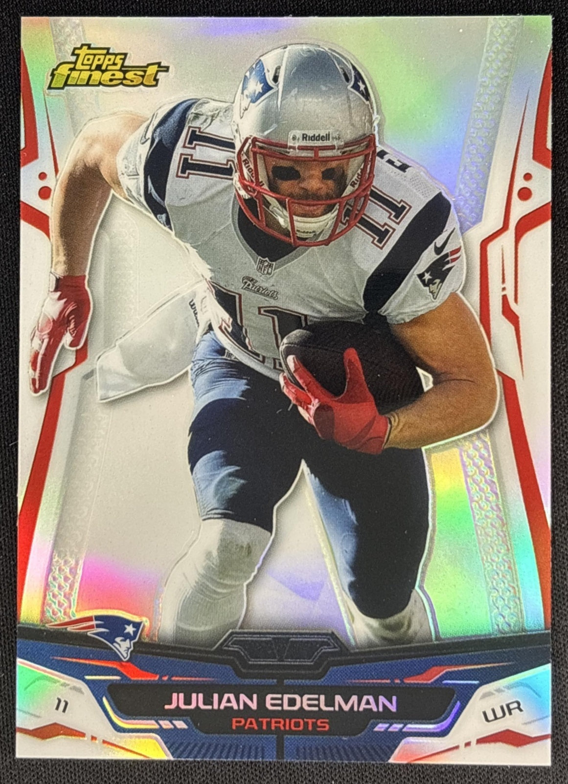 Julian Edelman 2014 Topps Finest Refractor Patriots