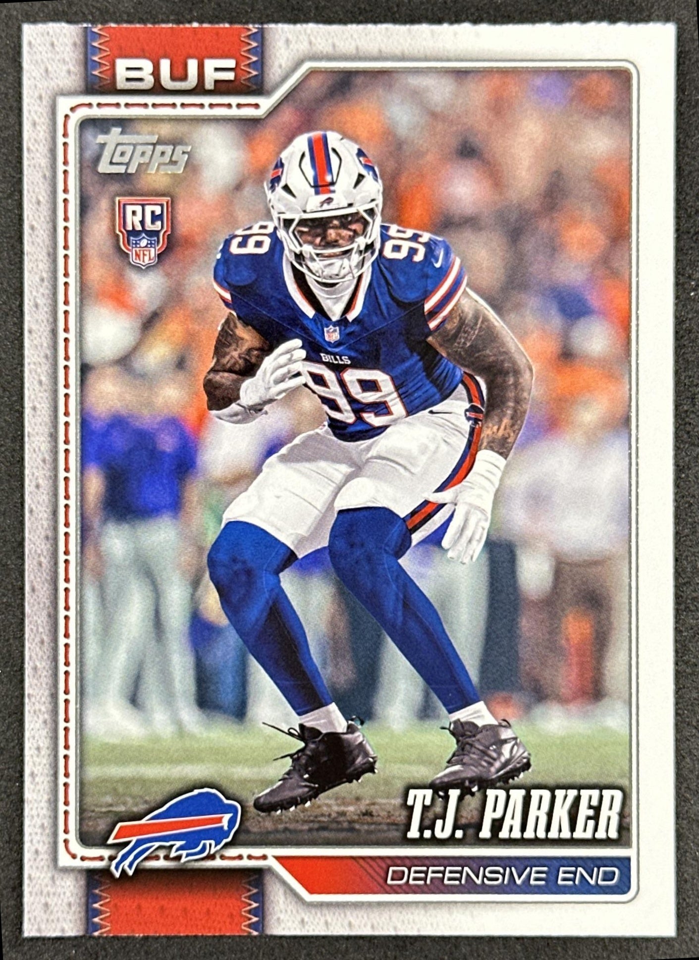 T.J. Parker 2026 Topps Flagship Rookie Bills Sports Trading Cards