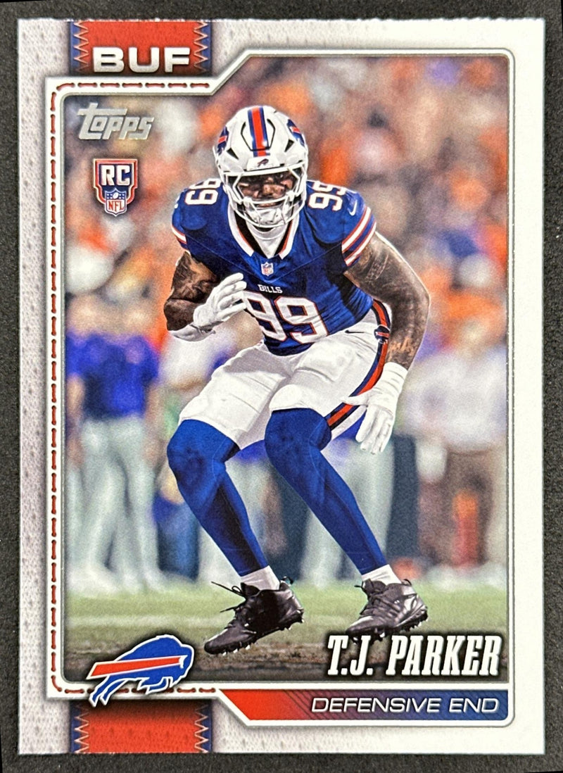 T.J. Parker 2026 Topps Flagship Rookie Bills
