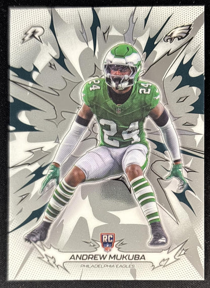 Andrew Mukuba 2025 Topps Resurgence Eagles Sports Trading Cards