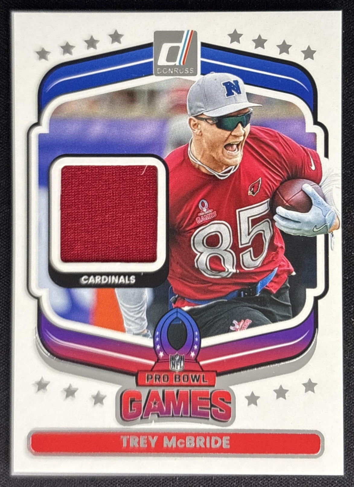 Trey McBride 2025 Panini Donruss Pro Bowl Materials Cardinals