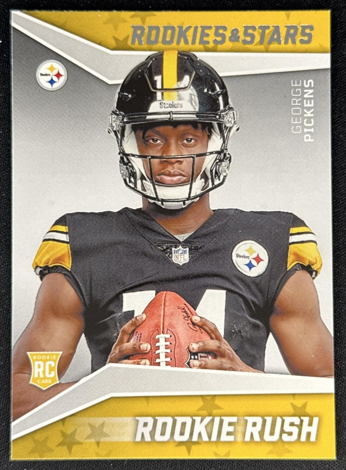 George Pickens 2022 Panini Rookies & Stars Rush Steelers front