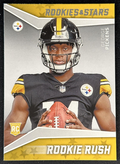 George Pickens 2022 Panini Rookies & Stars Rush Steelers front