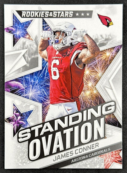 James Conner 2023 Panini Rookies & Stars Standing Ovation Cardinals Front