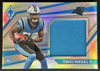Terrace Marshall Jr. 2021 Panini Phoenix RPS Rookie Auto Jersey /199 Panthers front