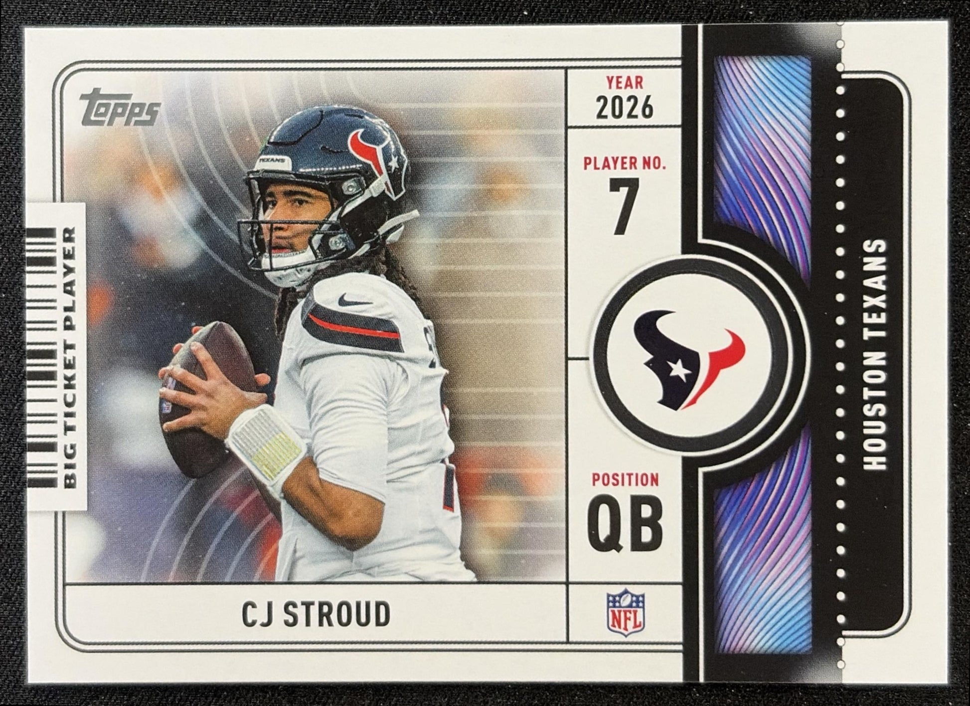 CJ Stroud 2026 Topps Big Ticket Players Texans front