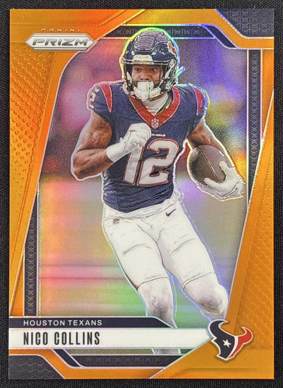 Nico Collins 2024 Panini Prizm Orange /249 Texans