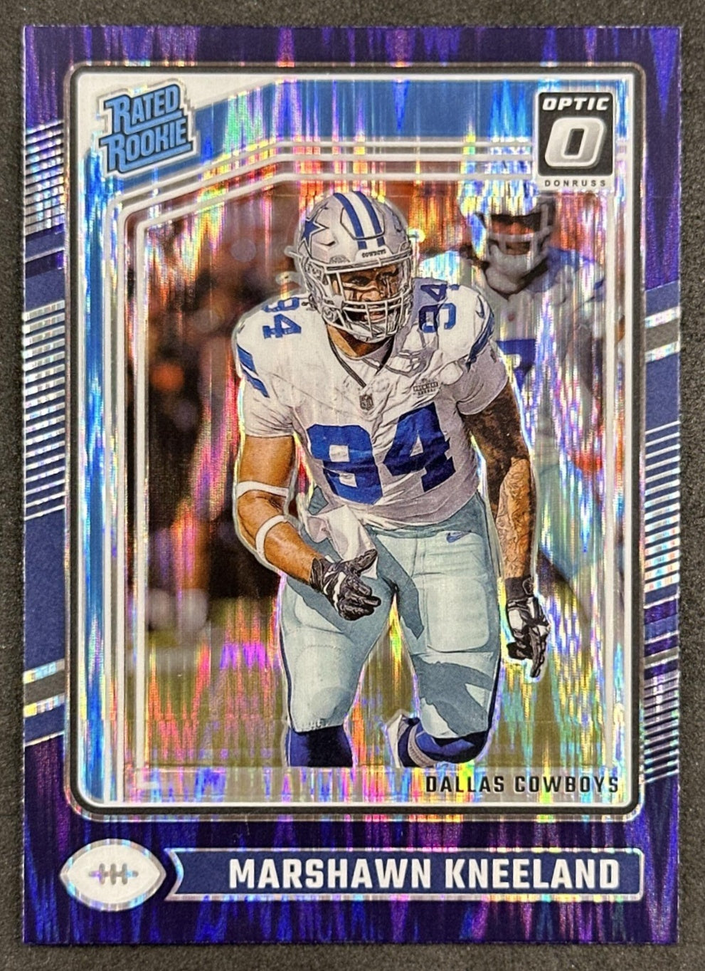 Marshawn Kneeland 2024 Panini Donruss Optic Purple Shock Cowboys