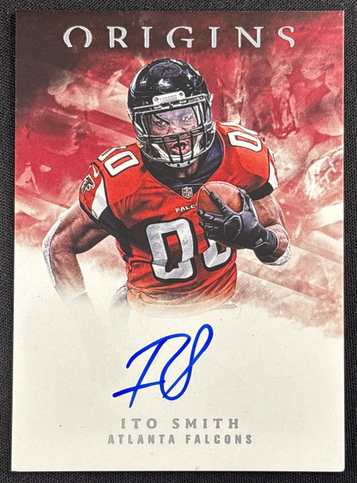 Ito Smith 2018 Panini Origins Rookie Auto Falcons