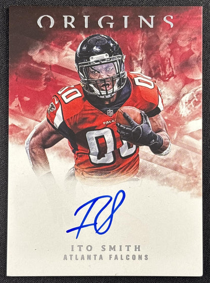 Ito Smith 2018 Panini Origins Rookie Auto Falcons