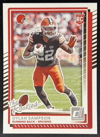 Dylan Sampson 2025 Panini Donruss Rookies & Highlights Browns Sports Trading Cards