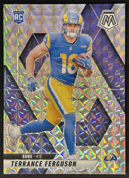 Terrance Ferguson 2025 Panini Mosaic Rookies Mosaic Prizm Rams front