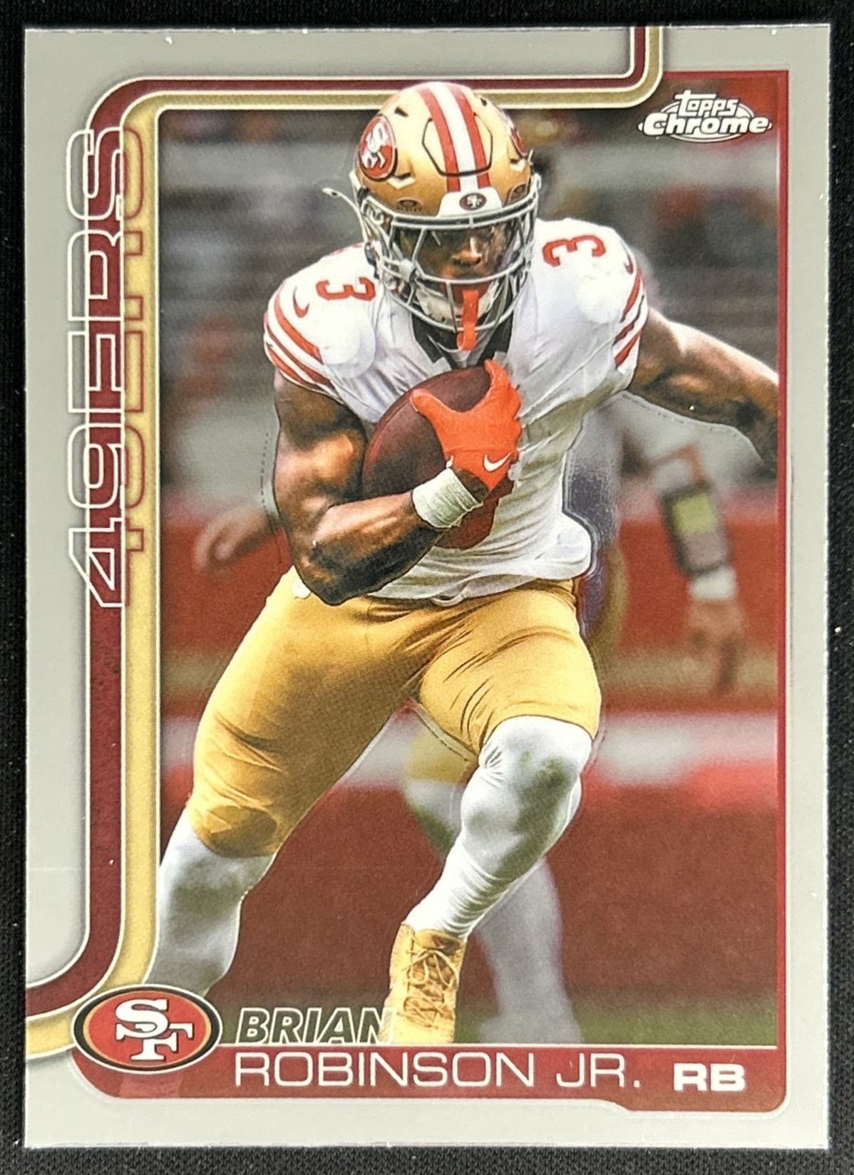 Brian Robinson Jr. 2025 Topps Chrome 49ers Default Title