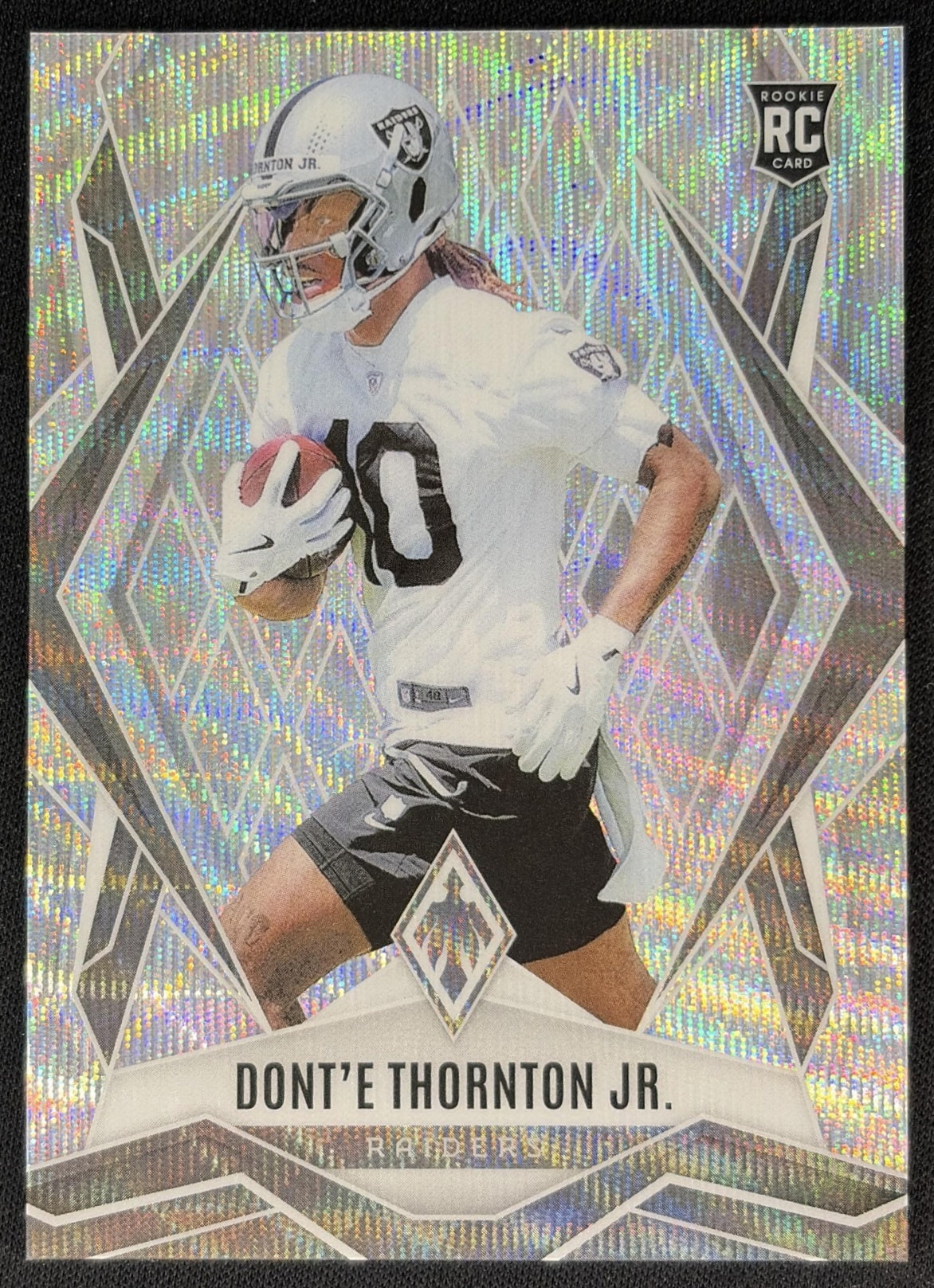 Dont'e Thornton Jr. 2025 Panini Phoenix Wave Prizm /199 Raiders Sports Trading Cards