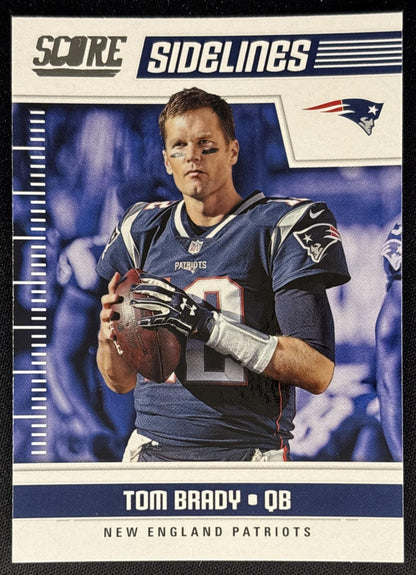 Tom Brady 2018 Panini Score Sidelines Patriots Sports Trading Cards