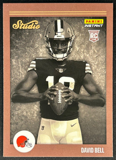 David Bell 2022 Instant Studio Rookies Browns Sports Trading Card
