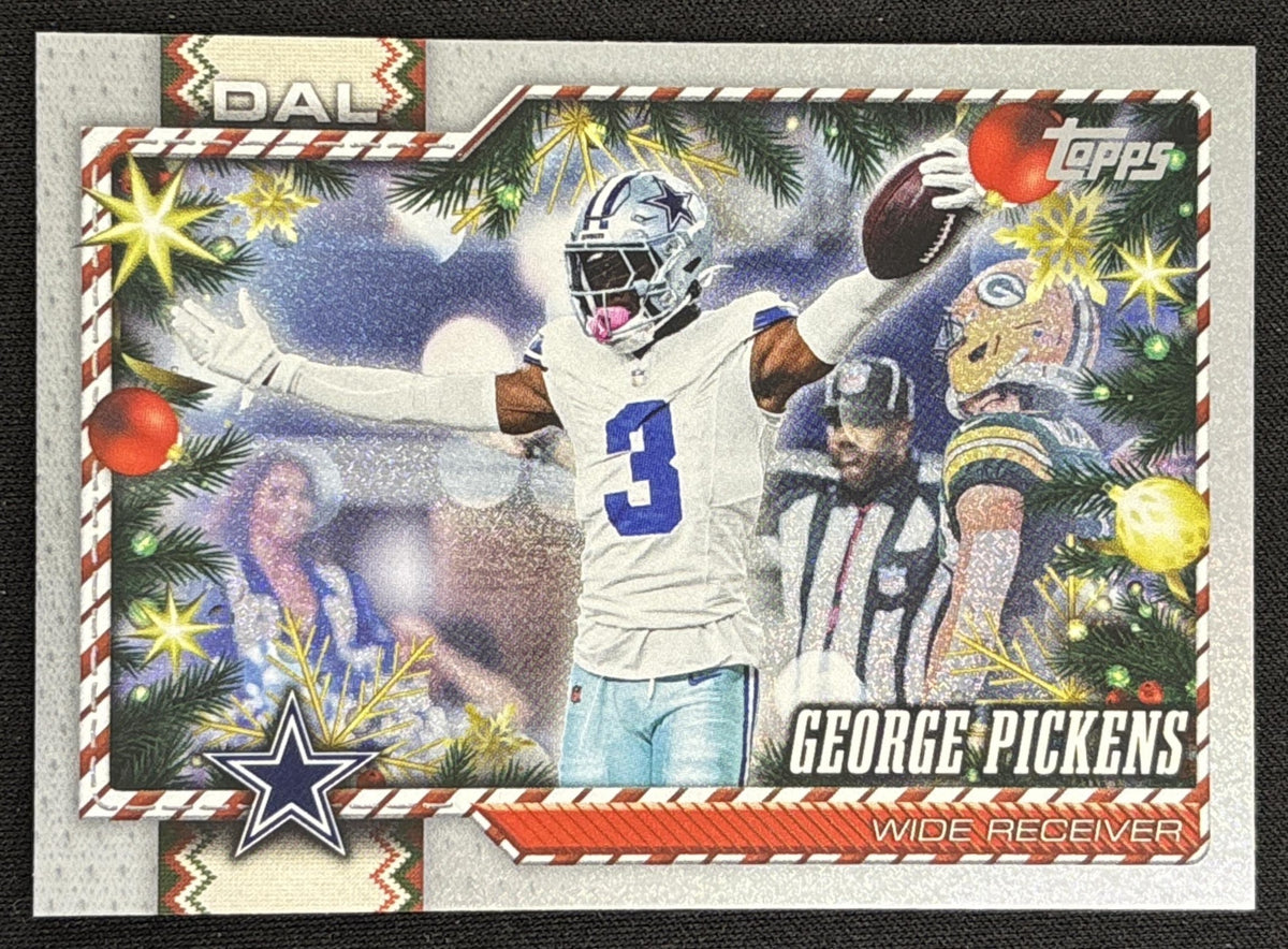 George Pickens 2026 Topps Holiday Glitter Cowboys | Dallas Cowboys