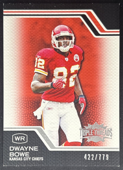 Dwayne Bowe 2008 Topps Triple Threads /779 Chiefs front