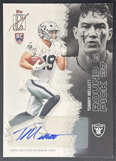 Tommy Mellott 2025 Topps Signature Class Rookie Auto Raiders Sports Trading Cards