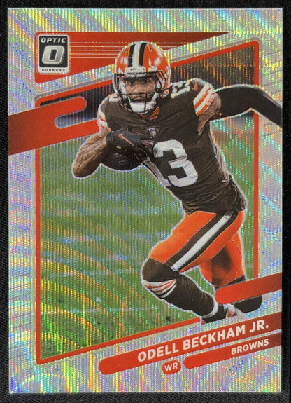 Odell Beckham Jr. 2021 Panini Donruss Optic Wave /299 Browns