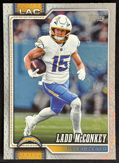 Ladd McConkey 2026 Topps Sandglitter Chargers