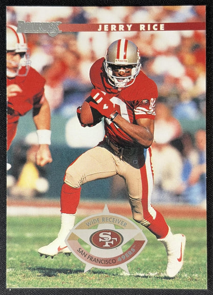 Jerry Rice 1996 Donruss 49ers Front