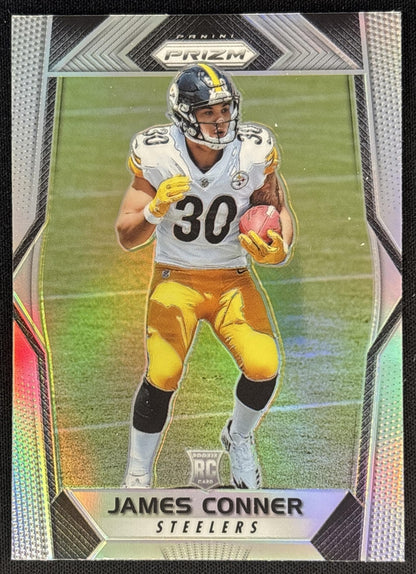 James Conner 2017 Panini Prizm Silver Steelers Sports Trading Cards