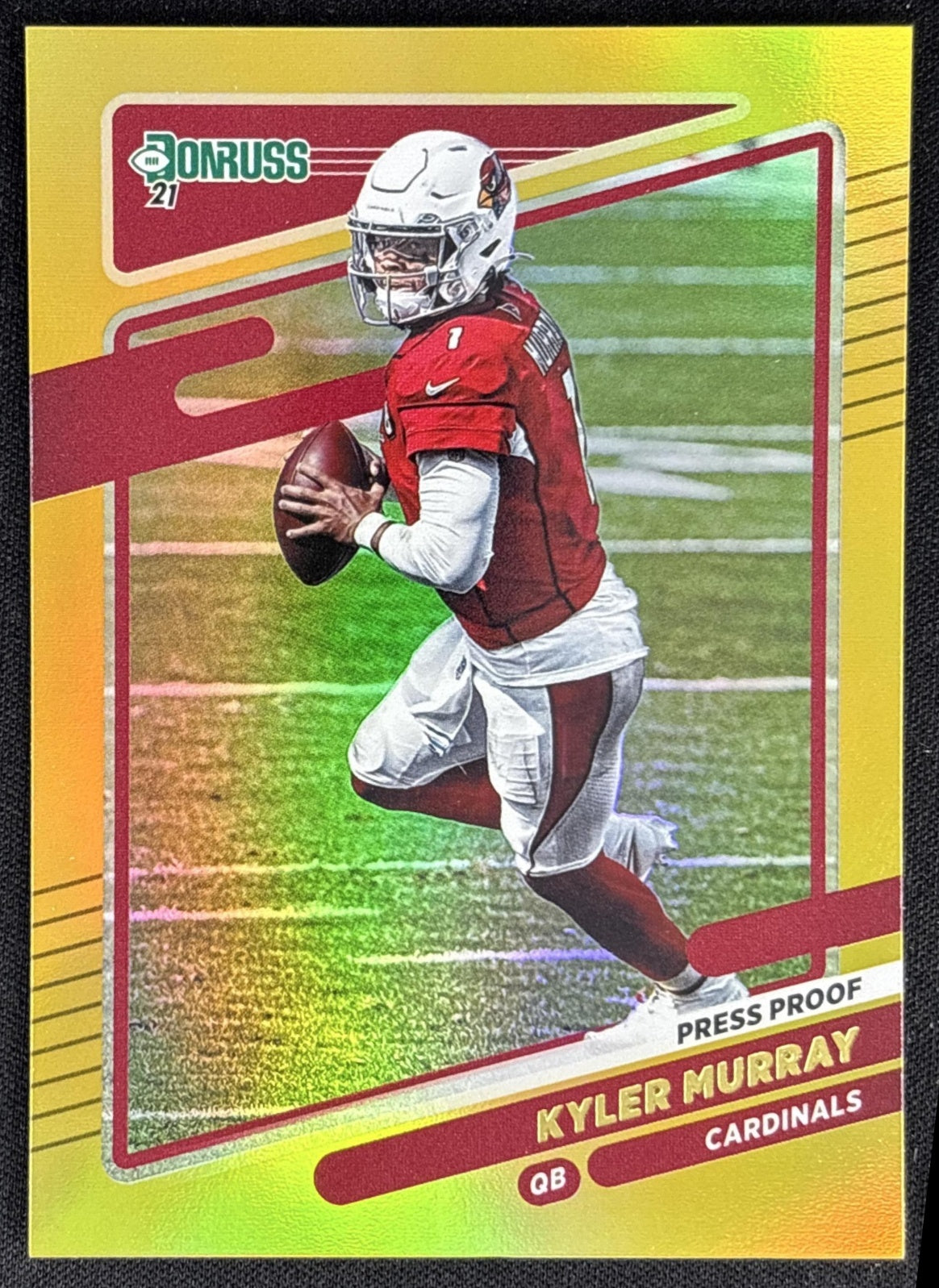 Kyler Murray 2021 Panini Donruss Press Proof Premium Cardinals