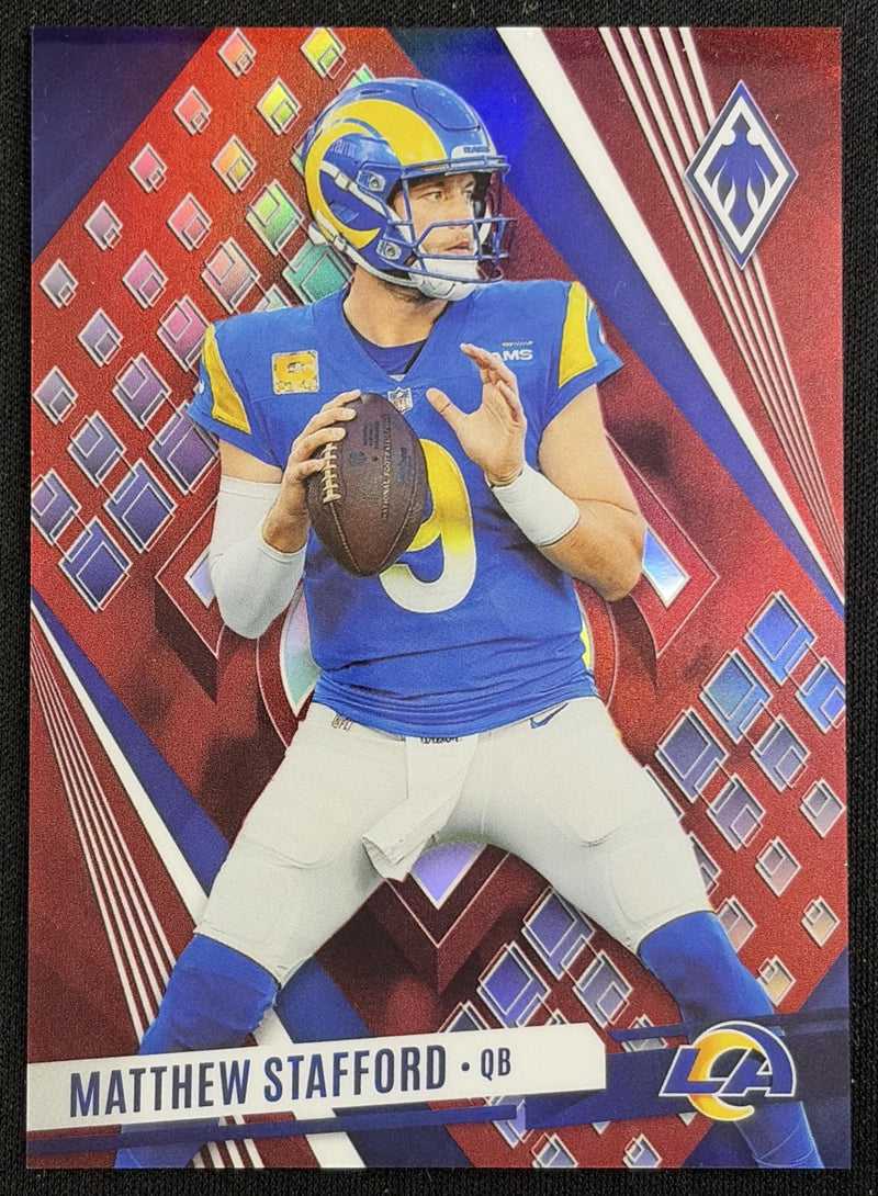 Matthew Stafford 2023 Panini Phoenix Red /199 Rams
