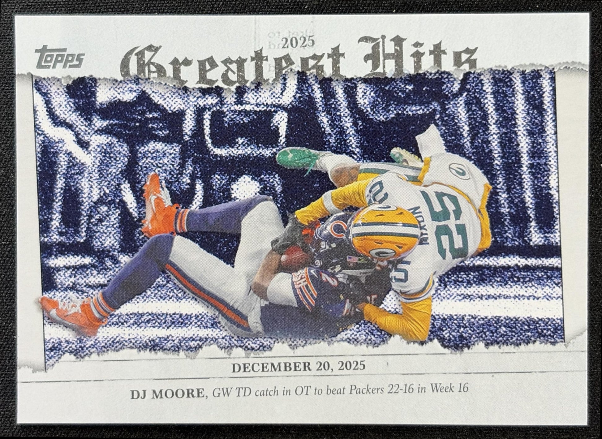 DJ Moore 2026 Topps 2025 Greatest Hits Bears front