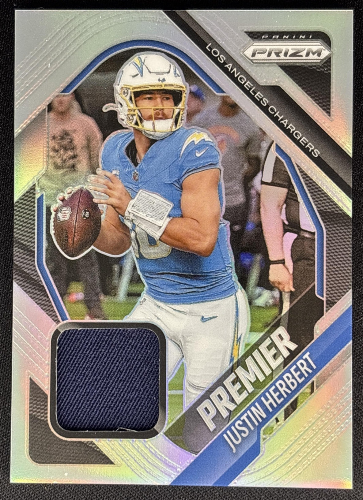 Justin Herbert 2025 Panini Prizm Premier Jerseys Chargers
