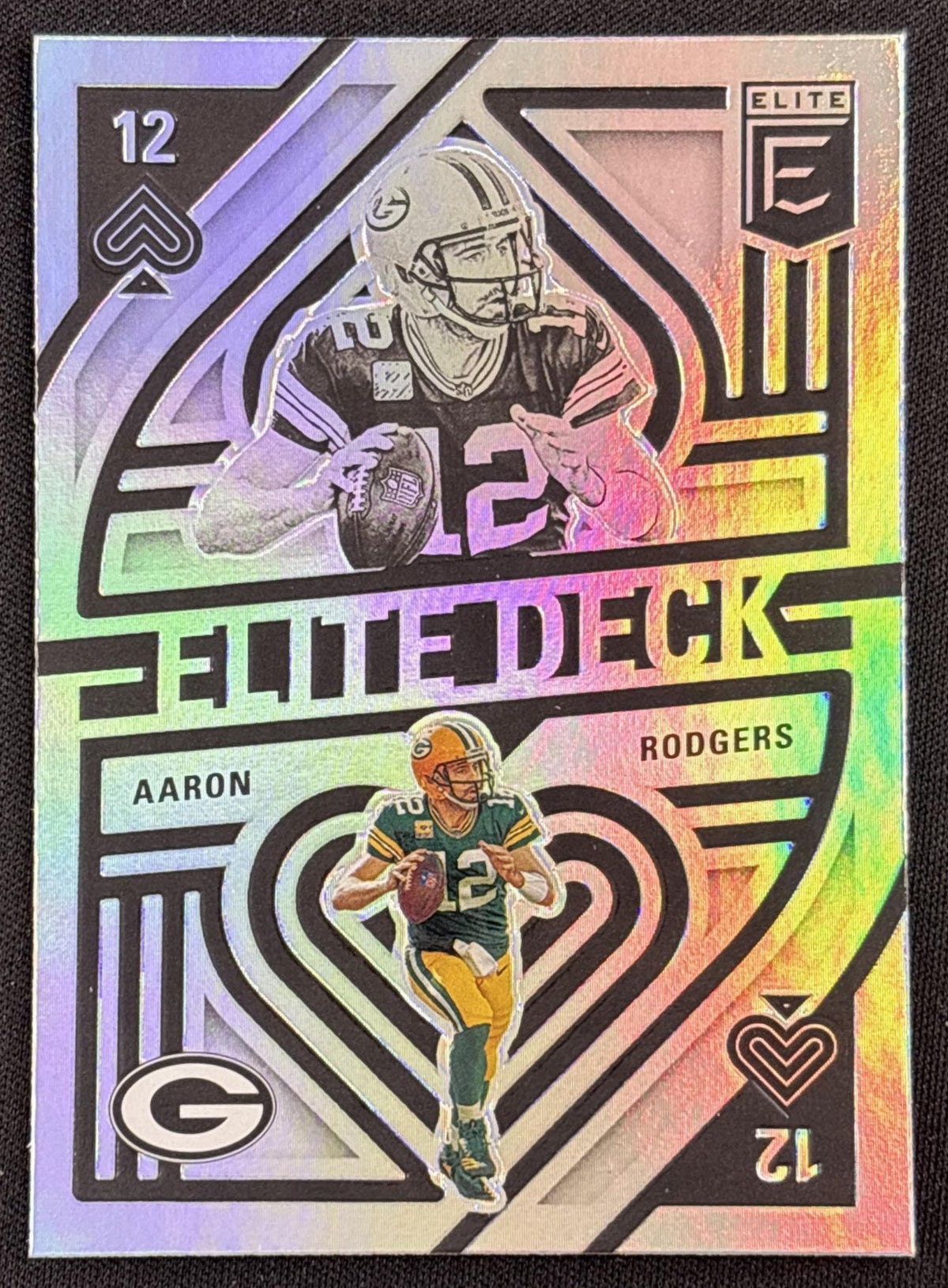 Aaron Rodgers 2021 Panini Donruss Elite Deck Packers