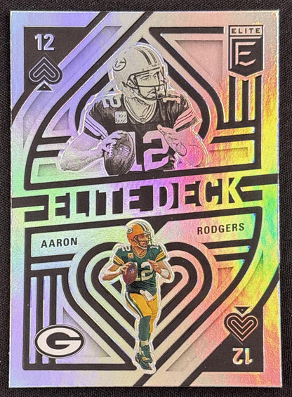 Aaron Rodgers 2021 Panini Donruss Elite Deck Packers