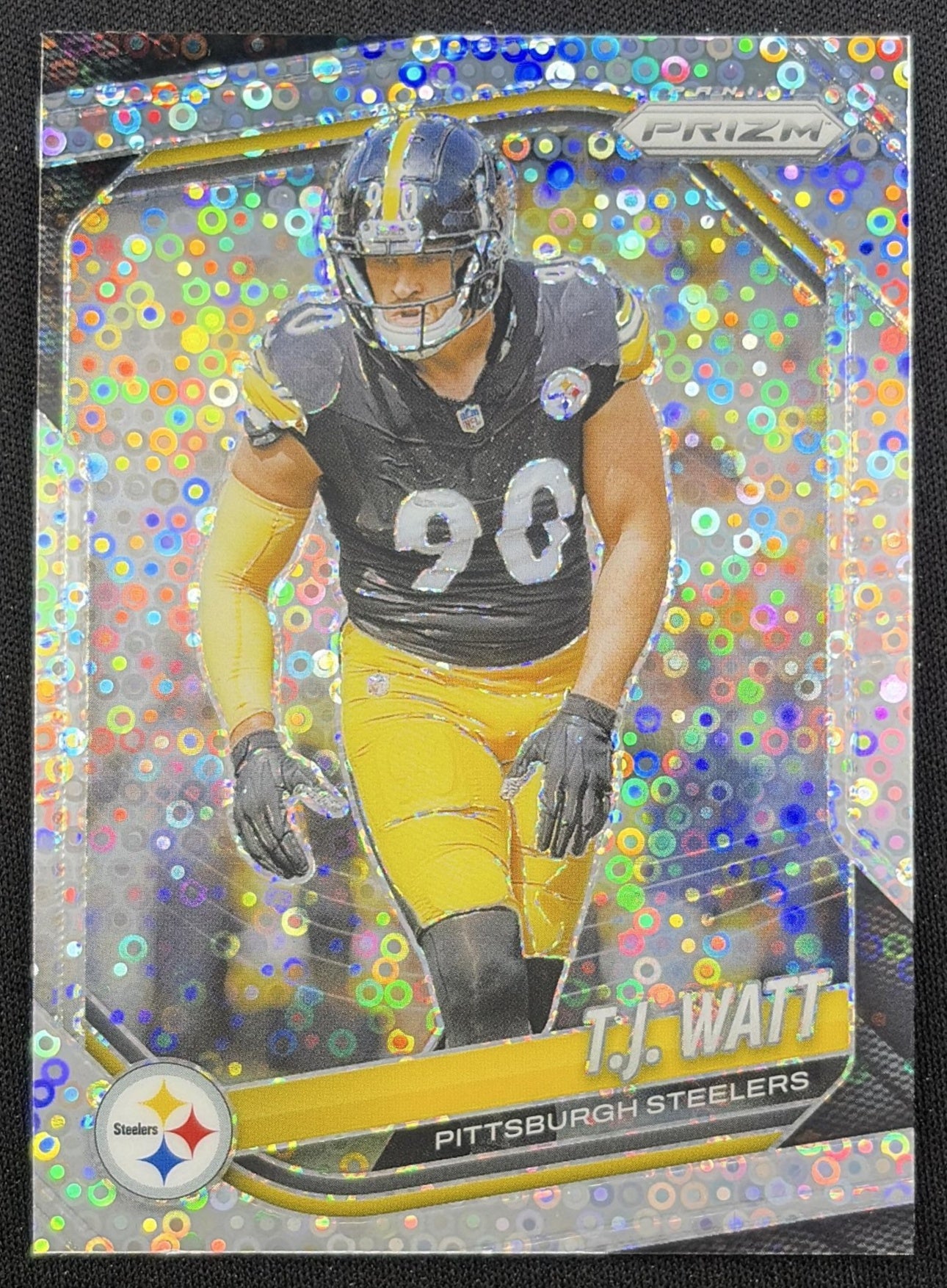 T.J. Watt 2025 Panini Prizm No Huddle Steelers