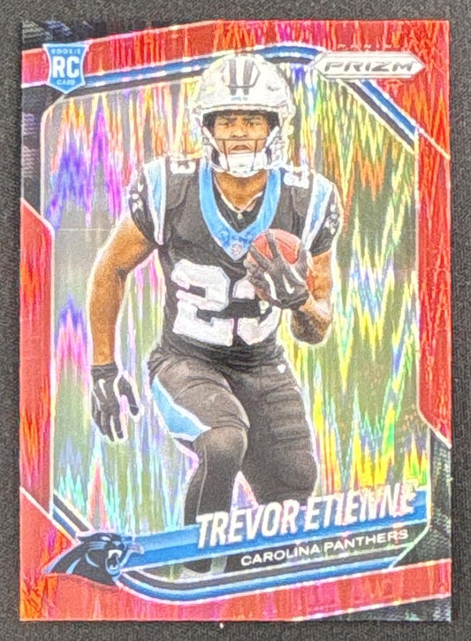 Trevor Etienne 2025 Panini Prizm Red Flash Panthers