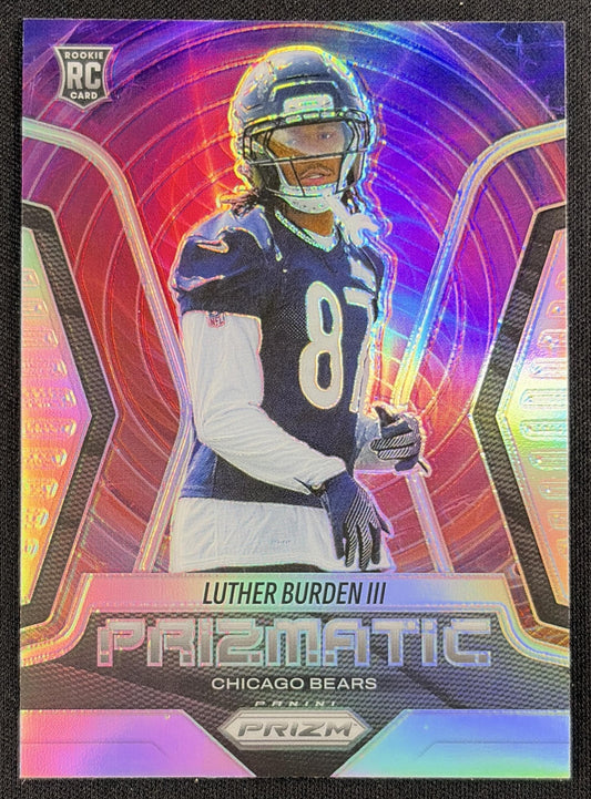 Luther Burden III 2025 Panini Prizm Prizmatic Silver Bears
